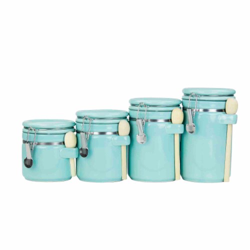 4 Piece Ceramic Canister Set