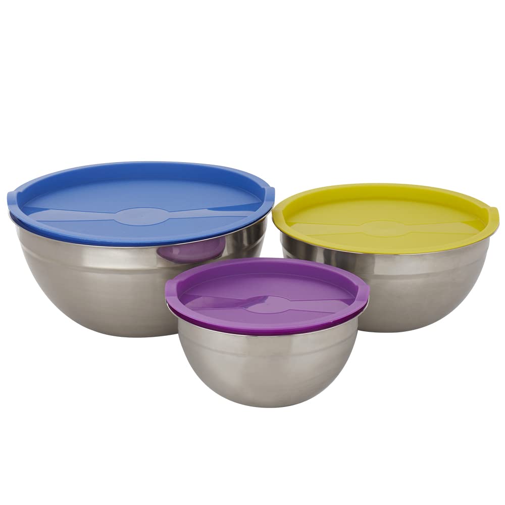 6pc Nested Mixing Bowls w/ Lids