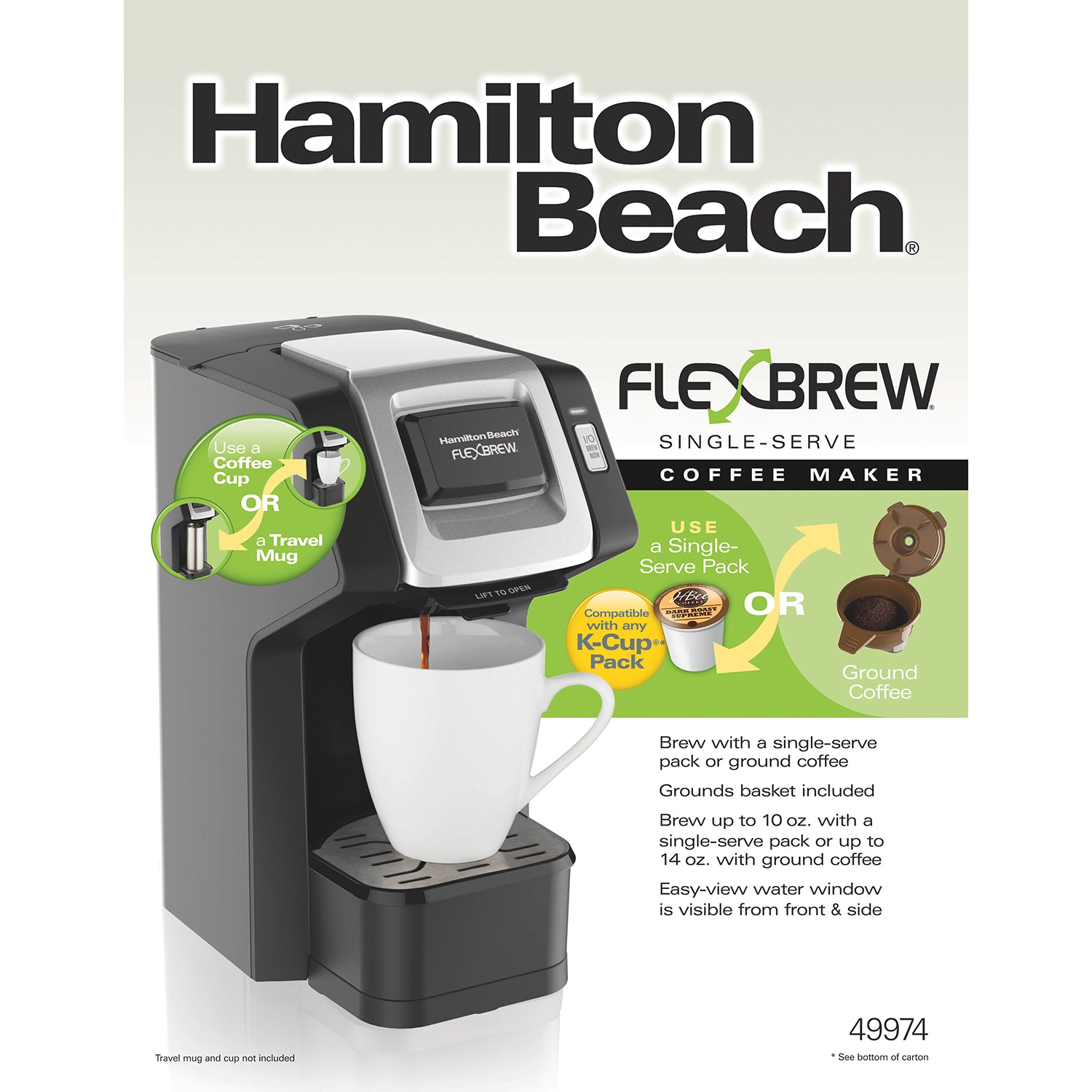 Hamilton Beach - FlexBrew Single-Serve Coffee Maker