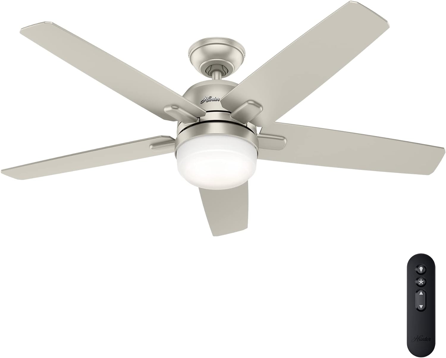 Hunter Fan Smart WiFi LED Ceiling Fan, 52 inch