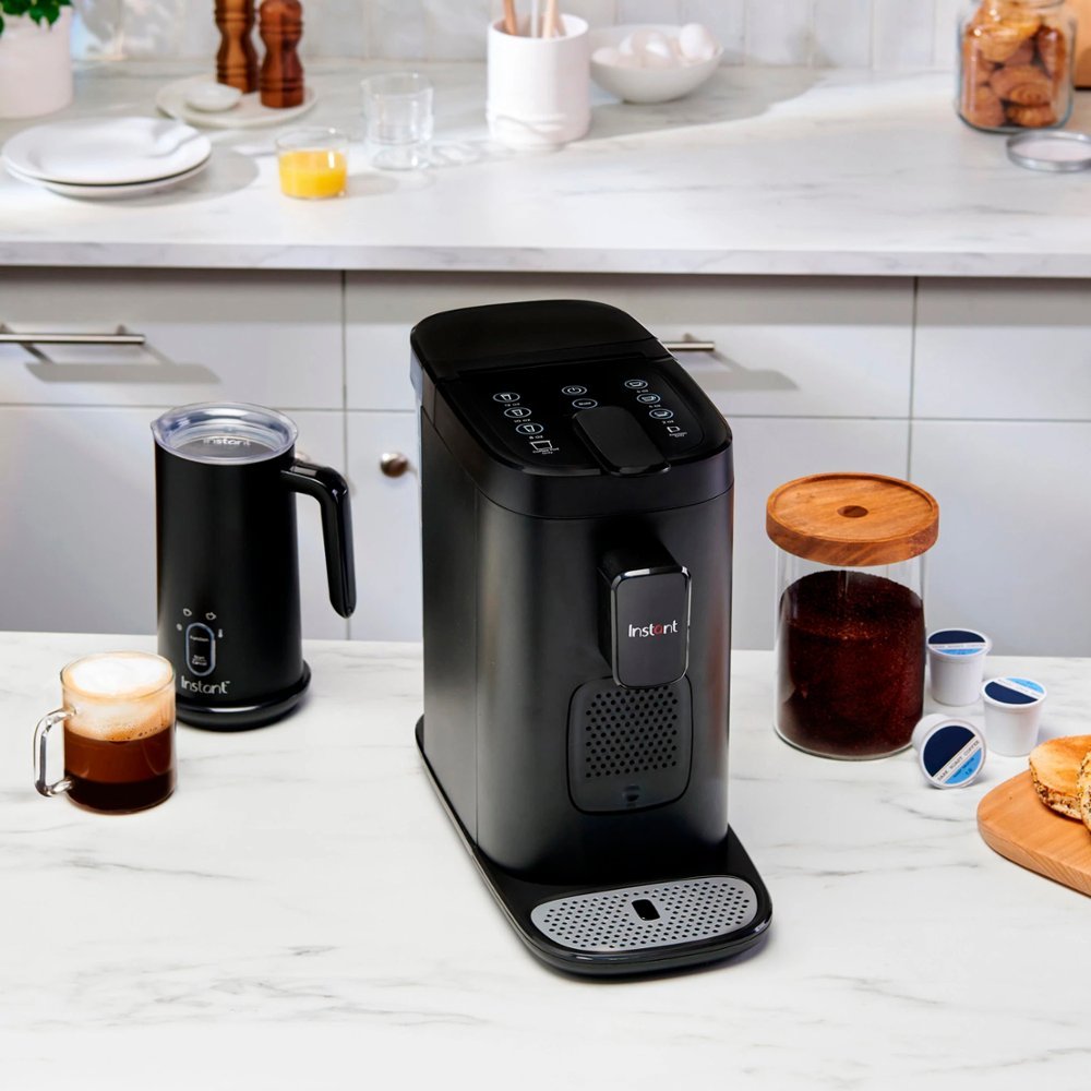 Instant Dual Pod Plus 3-in-1 Coffee Maker with Espresso Machine, Pod Coffee Maker and Ground Coffee