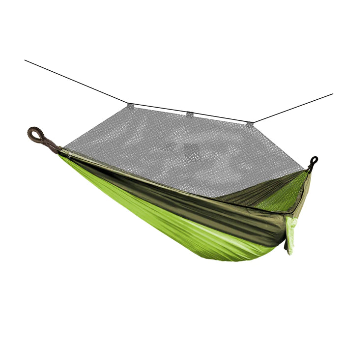 Hammock in a Bag with mosquito net and adjustable tree straps