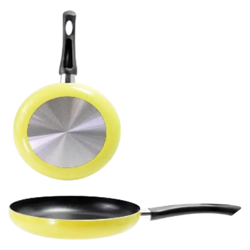 Non-Stick Frying Pan Yellow 9.5"