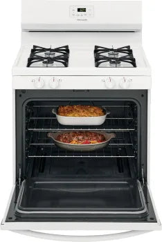 30 Inch Freestanding Gas Range with 4 Sealed Burners, 5.0 Cu. Ft.