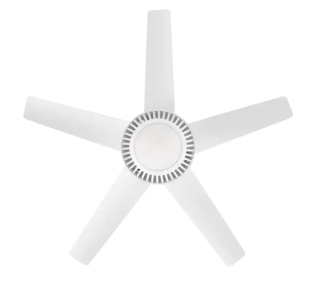 Air Filtering 48 in. Integrated LED Indoor White Ceiling Fan with Light Kit and Remote with Color Changing Technology